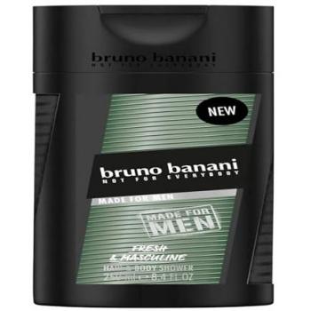 Bruno Banani Made For Men Shower Gel 250ml - 3-in-1 Shower Gel for Body, Hair and Face with Aromatic Men's Fragrance