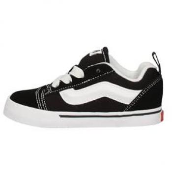 Zapatillas Vans Knu Skool negras y blancas unisex infantiles - Talla 32