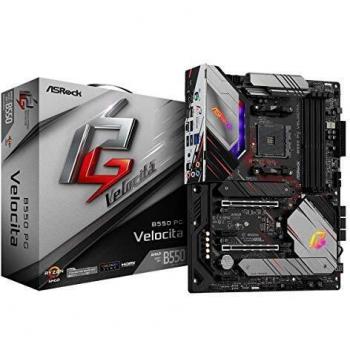 Asrock B550 Phantom Gaming Velocita Placa Base, soporta 3ra generación AMD4 Ryzen, PCIe 4.5