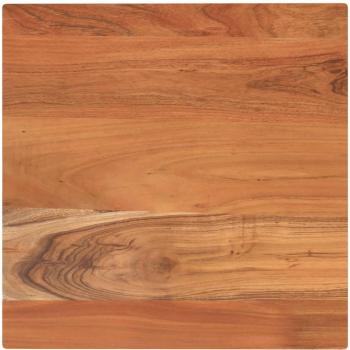 Tablero de mesa cuadrado de madera maciza de acacia 50x50x2,5 cm