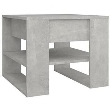 vidaXL Coffee Table Concrete Grey 55.5x55x45 cm Engineered Wood
