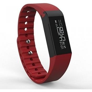 Toprime Monitor de Actividad Física Suelas X6s Pulseras Rojo