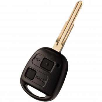 Liamgate Carcasa de repuesto para llave Yaris con 2 botones.