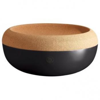 Emile Henry Large Black Truffle Serving Bowl Ø36cm