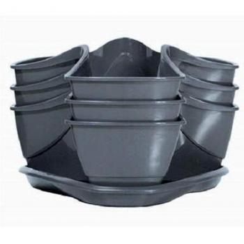 Prosperplast-Macetacoubip/colgar29.5x29.5x88hcmgrafite8