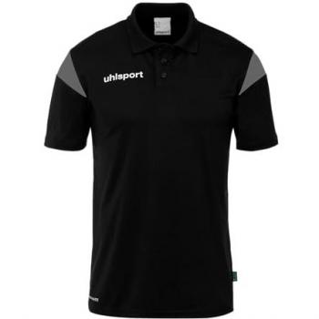 Uhlsport Polo De Manga Corta Squad 27, Negro/Antracita, Talla M, Unisex