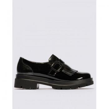 Zapato Pitillos 5361 Señora Negro Burdeos