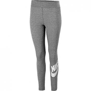 Nike Sportswear Essential High-Waisted Leggings for Women - Dark Grey/White