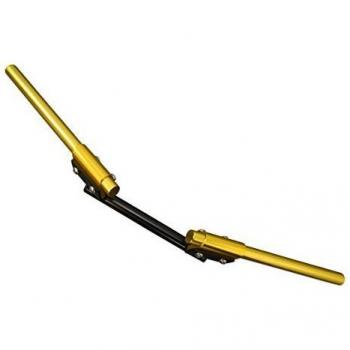 7/8 22mm Motocicleta Manillar Para Traje Café Racer, Street Fighter, Brat Bicicleta Retro Project - Oro