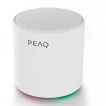 Altavoz inalámbrico Bluetooth Peaq PPA 102-WT, 3 W, Autonomía de 3-4 horas, Puerto micro-USB, Alcance de 10 m, Color Blanco