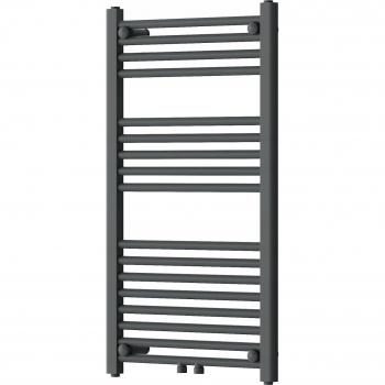 Radiador secatoallas eléctrico de agua 370W 90x50x3cm, Gris