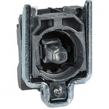 Schneider Electric ZB4BW0B35 Cuerpo para Botón de Control Iluminado, Diámetro 22, LED Integral, 1 NA + 1 NC, Verde