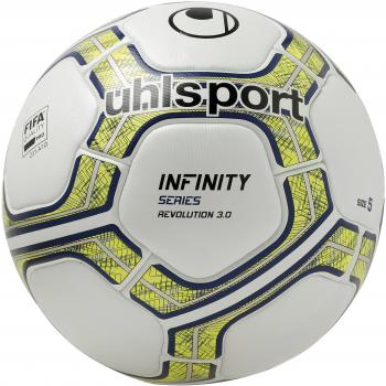 Uhlsport Infinity Revolution 3.0 Balones de Fútbol, Unisex, Blanco/Amarillo