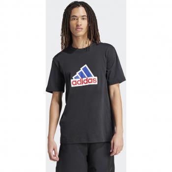 Camiseta de hombre adidas Future Icons Badge of Sport, color negro, estilo fi bos oly