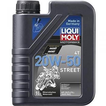 Liqui Moly 1500 Moto 4T 20W-50 Calle, BOOKLET, 1 L