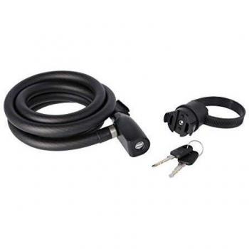 Candado de cable AXA Resolute Newton 180 mm, diámetro 15 mm, color negro
