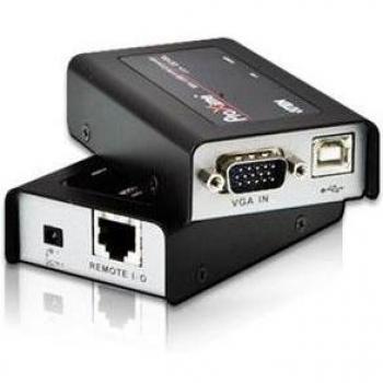 ATEN CE100 Extensor de Consola USB VGA KVM (Negro)