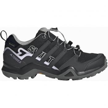 Adidas Zapatillas de Senderismo Terrex Swift R2 GORE-TEX para mujer, color negro y lila claro, talla 40