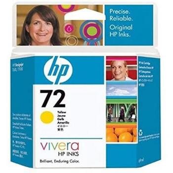 HP Cartucho de Tinta Amarilla HP 72 de 69 ml. 72 Ink Cartridges, de 15 a 35 °C, 0.15 kg