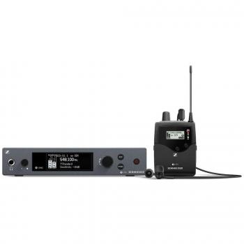 Sennheiser EW IEM G4 A1 Sistema In Ear Monitor inalámbrico con receptor de diversidad, transmisión en banda A1 (470-516 MHz), 20 frecuencias compatibles, rango de operación hasta 100 metros, audio esté