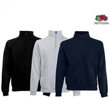 Sudadera 1/2 Cremallera Premium. Fruit Of The Loom
