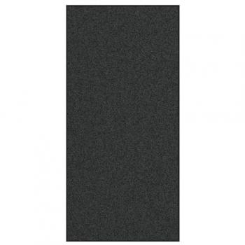 Felpudo Rectangular Antracita y Negro 120 x 250 cm Polipropileno y Vinilo