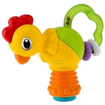 Chicco - Gallo sonajero fáciles de agarrar