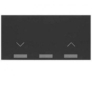 Tecla para interruptor de persianas negro mate 10001080-238 Simon 100