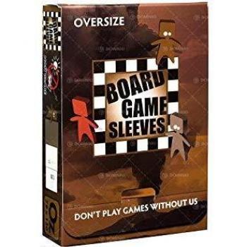 Board Game Card Sleeves: 50-Pack, Oversized, Matte Finish