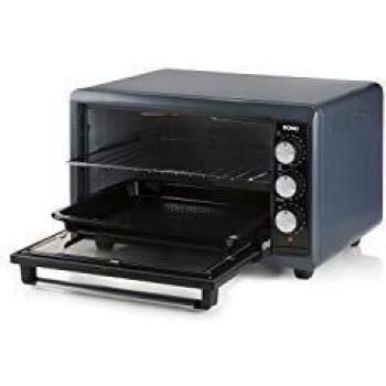 Mini Horno Eléctrico Multifunción Domo 38L 1300W Negro/Azul DO518GO