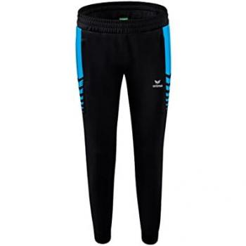 Erima Women's Six Wings Worker Pants - Black/Curaçao