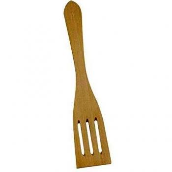 Metaltex Pala Pescado Madera con Ranura 30 CMS, único, Estándar