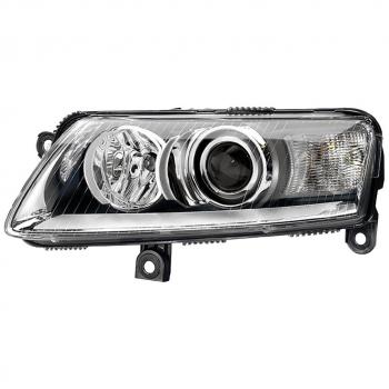 Faro Delantero Bi-Xenón HELLA 1LL 008 881-441 para Audi A6 (4F2, 4F5, 4FH C6) Derecho