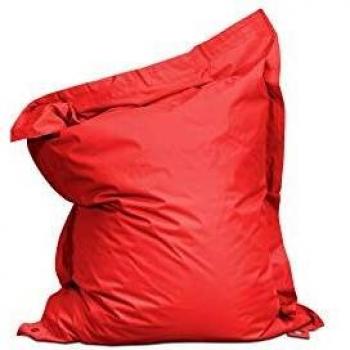 Puf de jardín Oviala de poliéster rojo de 180 x 145 cm