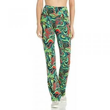 Zumba Leggings de Fitness Cintura Alta Entrenamiento Baile Compresión Pantalones Mujer, Teal Me Everything, XS
