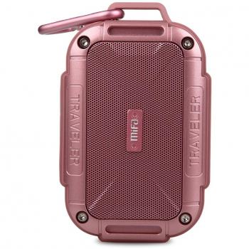 Altavoz Bluetooth MIFA F7 en Rosa con Resistencia al Agua IPX6, Manos Libres y Sonido 360 Grados