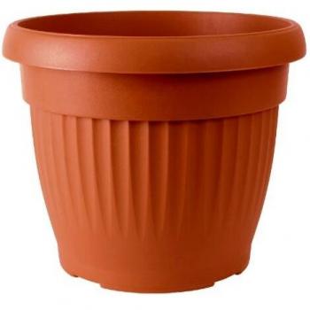 Maceta Terra 5L, diámetro 25cm, color terracota, resistente y moderna