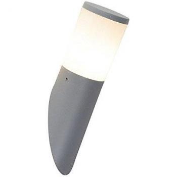 Aplique de exterior moderno inclinado gris IP55 con LED - Amelia