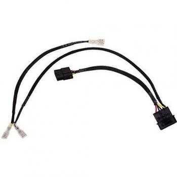 AlphaCool 18517 4Pin Molex Double Adapter for Magnetic Valve 50cm - Black Cables Otros Cables