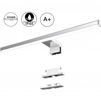 Azhien Lámpara LED de Espejo 10W 820LM Lámpara de Baño, Blanco Neutro 4000K Lámpara LED de Pared Luz de Pared IP44 230V Luz de Espejo de Baño de 60cm