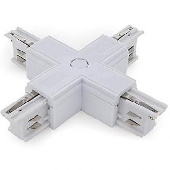 Greenice | Conector + Carril Trifásico Blanco