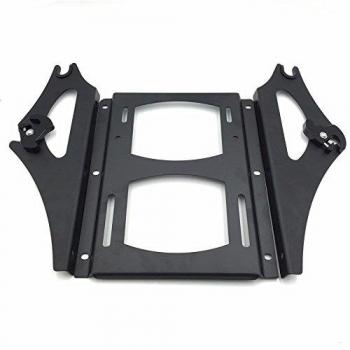 HTTMT MT502-002 - Soporte de montaje desmontable Tour-Pak, color negro compatible con Harley Davidson Touring FLHRFLHRC FLHT FLHX FLTRX FLHRSE5 FLHXSE FLHXSE FLTRSE3 FLTRXSE/2
