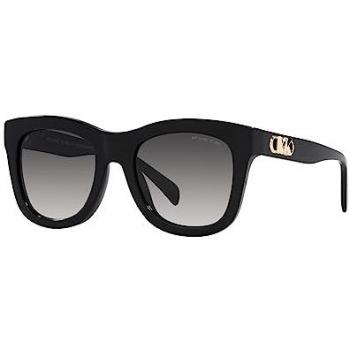 Michael Kors Empire Square 4 Sunglasses, Black, Female, Size: 52 MM