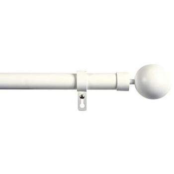 Barra de Cortina Metálica Extensible de Hasta 3 Metros, Barra de Metal, Decorativa y Moderna, Ideal para Cortinas Salon y Cortinas Dormitorio, Diámetro: 28/25mm