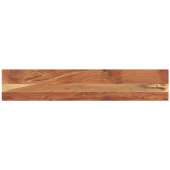 Tablero Rectangular de Madera Maciza de Acacia 140x30x2,5 cm Marrón