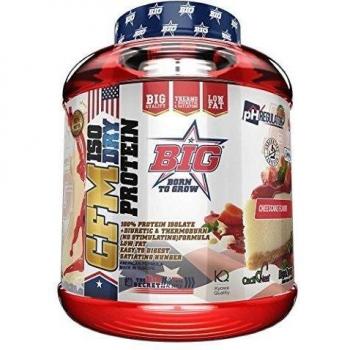 BIG Cfm Iso Dry Aislado de Proteína, Sabor Cheesecake - 1000 gr