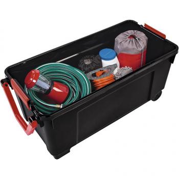 Caja de almacenamiento 'explorer box' 170L con asa y ruedas