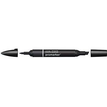 Rotulador de Alcohol Doble Punta Winsor & Newton Promarker Color Negro (XB)