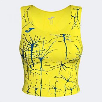 Top de Tirantes Joma Elite IX para Mujer Amarillo Flúor