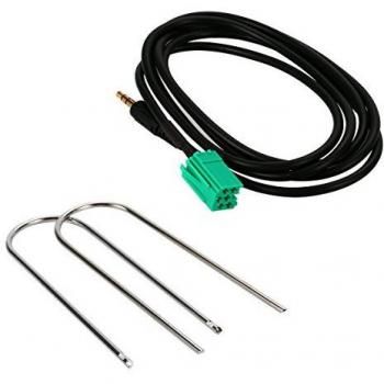 XCSOURCE Cable Adaptador Entrada Auxiliar iPhone iPod MP3 para Renault Clio Megane Laguna AC285